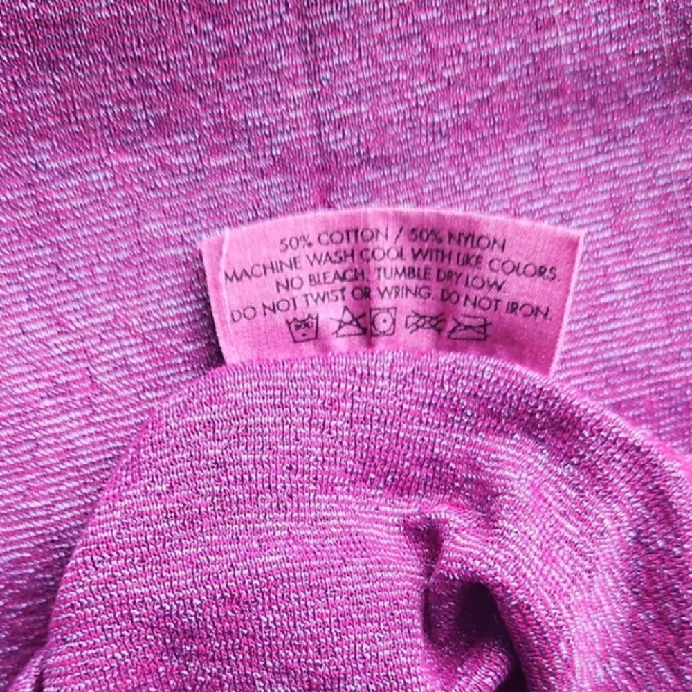 Michael Stars‎ Purple Metallic Stretch Tank OSFM - Picture 6 of 6